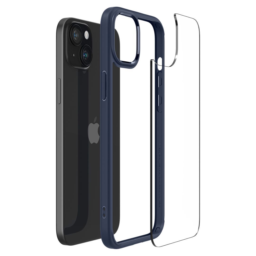 Spigen iPhone 15 Case Ultra Hybrid Navy Blue Spigen iPhone 15 Case Ultra Hybrid Navy Blue