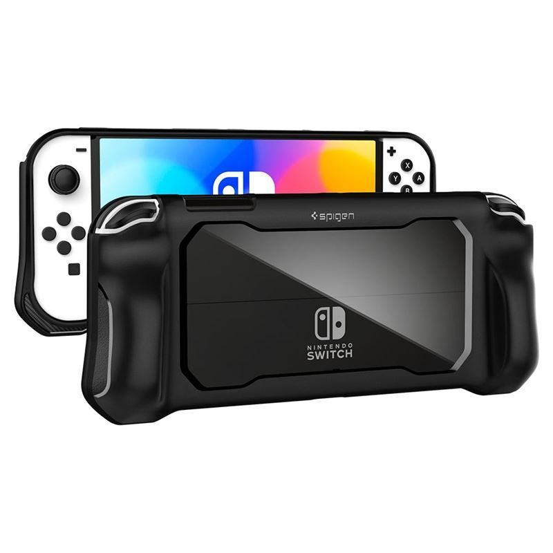 Spigen Rugged Armor Nintendo Switch OLED Black Spigen Rugged Armor Nintendo Switch OLED Black