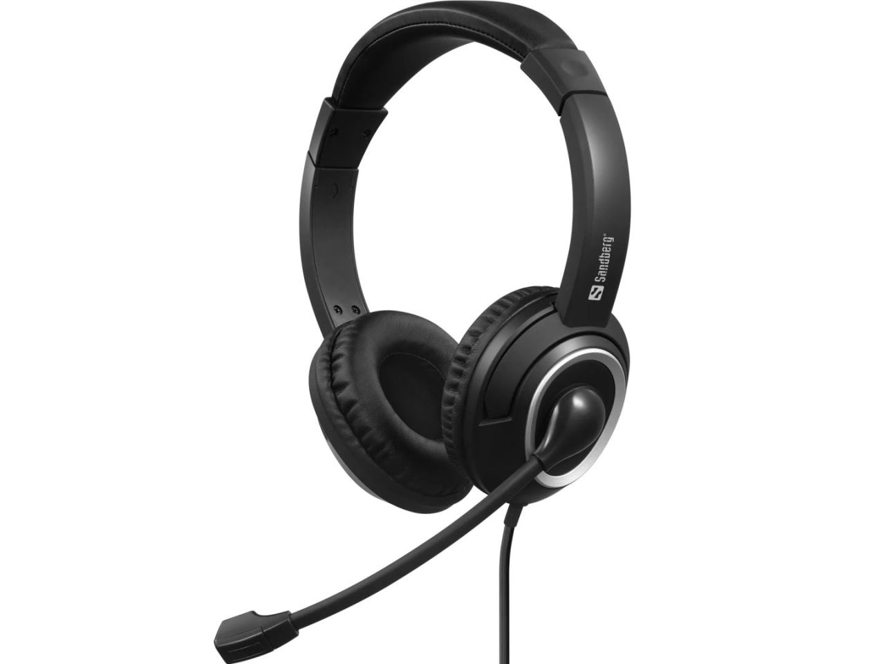 Sandberg USB-C Chat Headset Black Sandberg USB-C Chat Headset Black