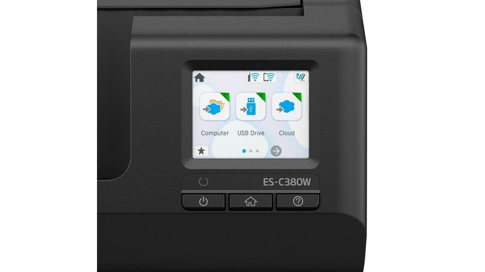 Epson WorkForce ES-C380W Lapáthúzós Szkenner Black Epson WorkForce ES-C380W Lapáthúzós Szkenner Black