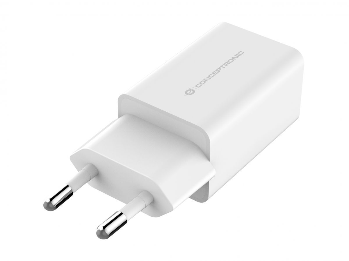 Conceptronic ALTHEA06W 2-Port 12W USB Charger Adapter White