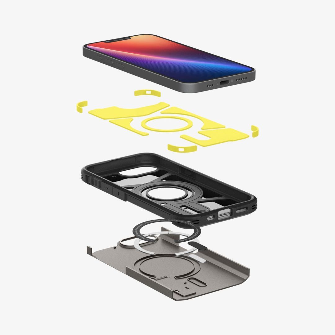 Spigen Tough Armor MagSafe iPhone 16e Black