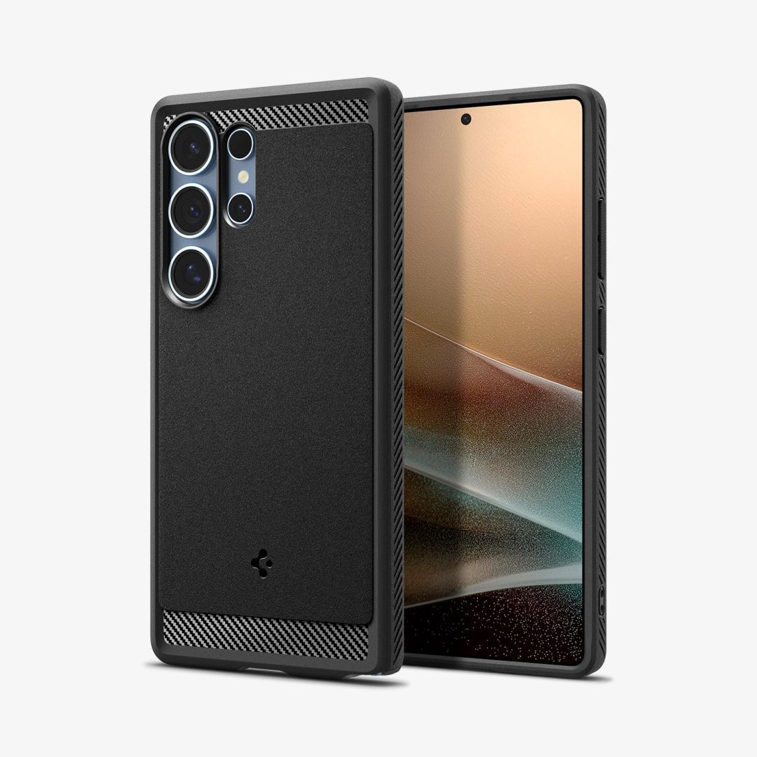 Spigen Rugged Armor MagSafe Samsung Galaxy S25 Ultra Matte Black