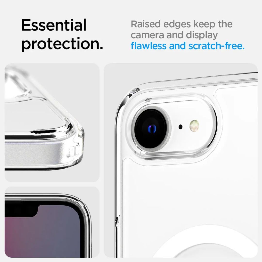 Spigen Ultra Hybrid MagSafe iPhone 16e Clear Carboon Fiber