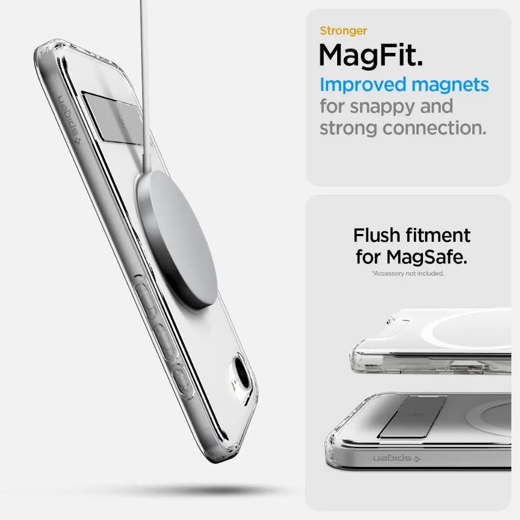 Spigen Ultra Hybrid S MagSafe iPhone 16e Clear White