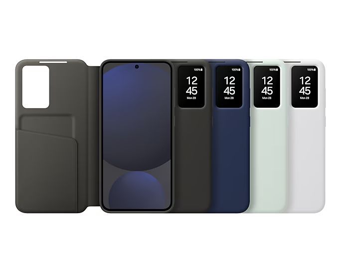 Samsung Galaxy S24 FE Smart View Wallet Case White Samsung Galaxy S24 FE Smart View Wallet Case White