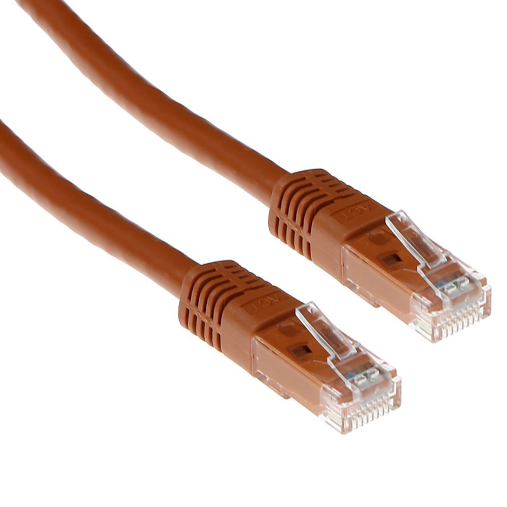ACT CAT6 U-UTP Patch Cable 7m Brown ACT CAT6 U-UTP Patch Cable 7m Brown