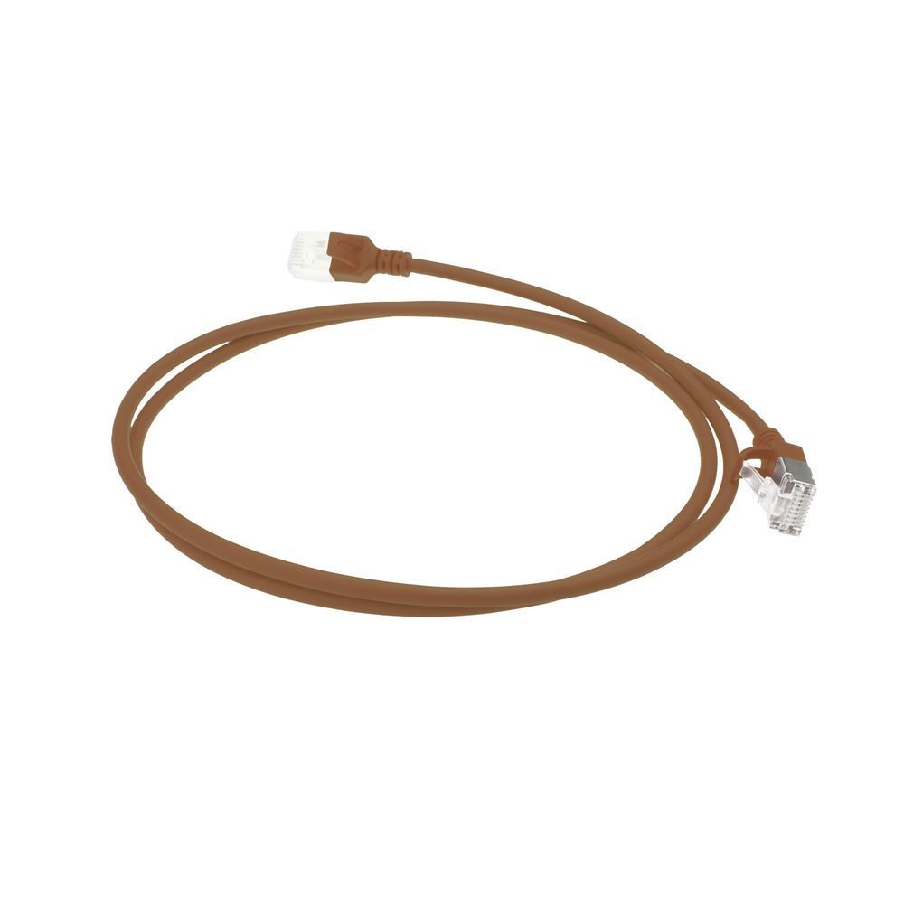ACT CAT6A U-FTP Patch Cable 7m Brown ACT CAT6A U-FTP Patch Cable 7m Brown