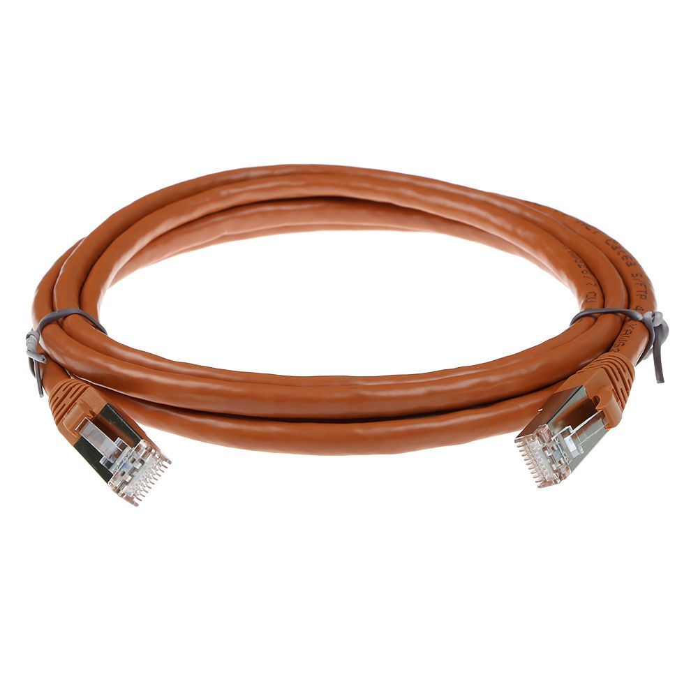 ACT CAT6A S-FTP Patch Cable 3m Brown ACT CAT6A S-FTP Patch Cable 3m Brown
