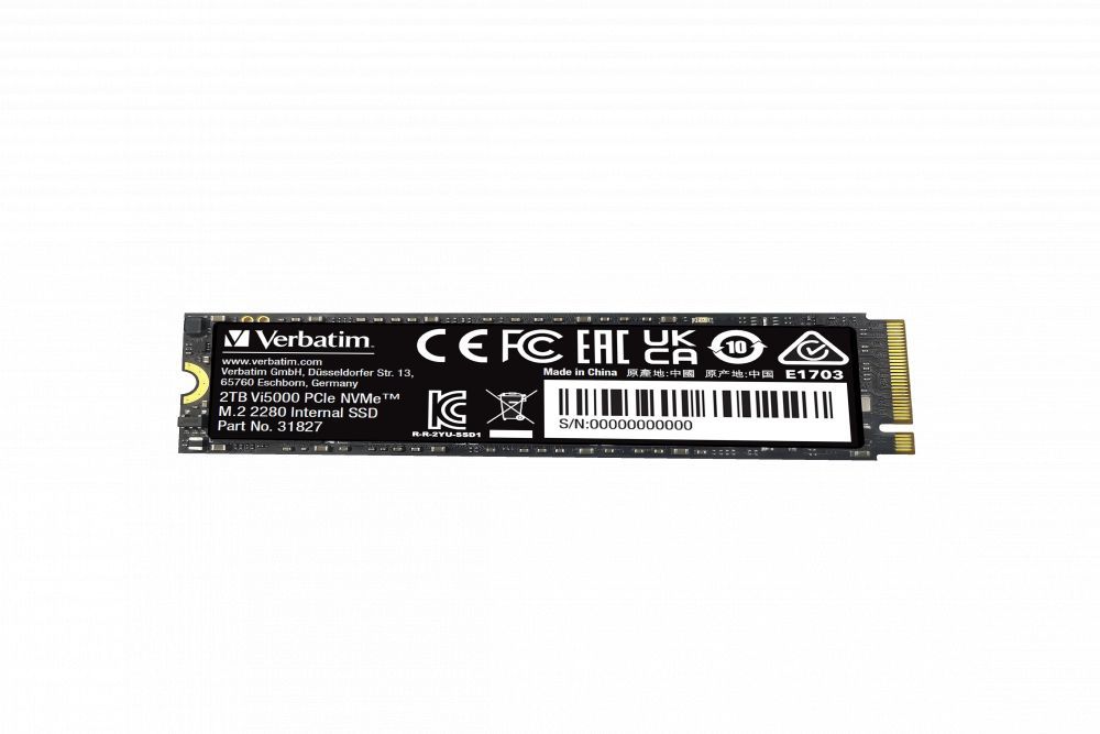 Verbatim 2TB M.2 2280 NVMe Vi5000 Verbatim 2TB M.2 2280 NVMe Vi5000