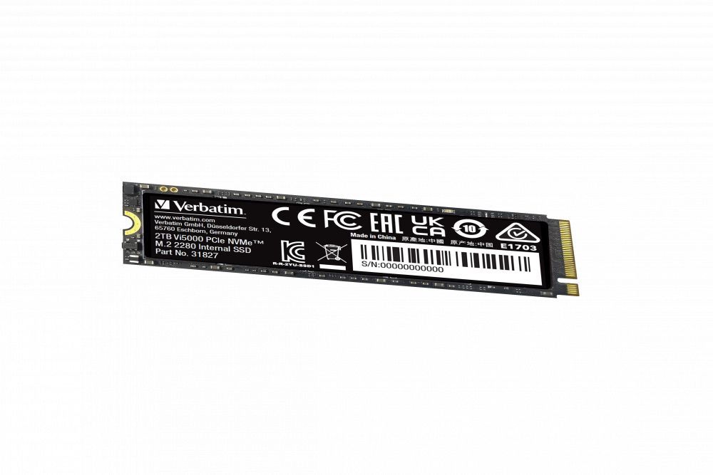 Verbatim 2TB M.2 2280 NVMe Vi5000 Verbatim 2TB M.2 2280 NVMe Vi5000