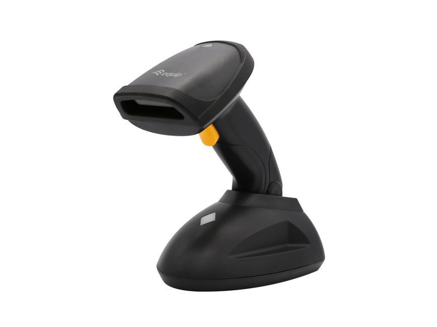 EQuip Wireless 1D Laser Barcode Scanner Long Distance with Stand Vonalkódolvasó Black EQuip Wireless 1D Laser Barcode Scanner Long Distance with Stand Vonalkódolvasó Black