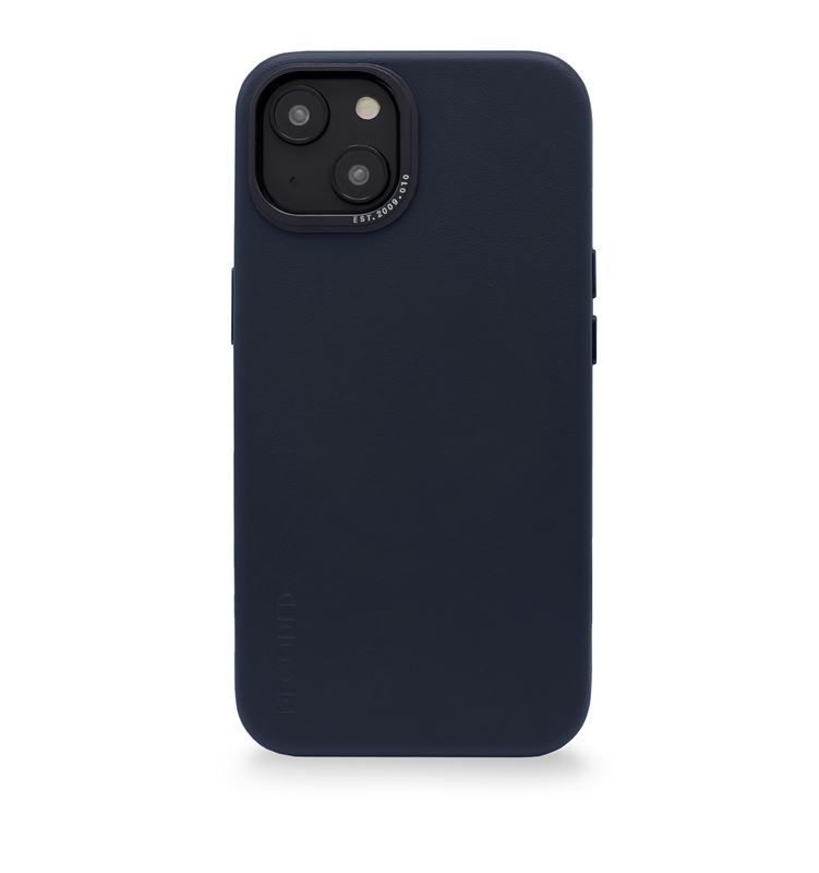 Decoded Leather BackCover, navy - iPhone 14
