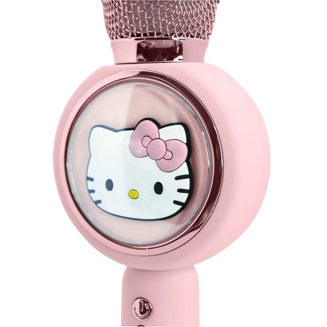 OTL Technologies HK1210 Hello Kitty PopSing LED Karaoke Microphone Pinlk