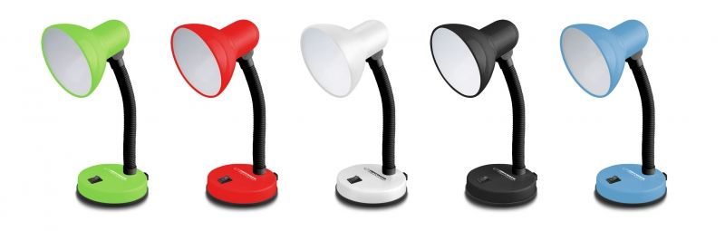 Esperanza E27 Vega Desk Lamp White Esperanza E27 Vega Desk Lamp White