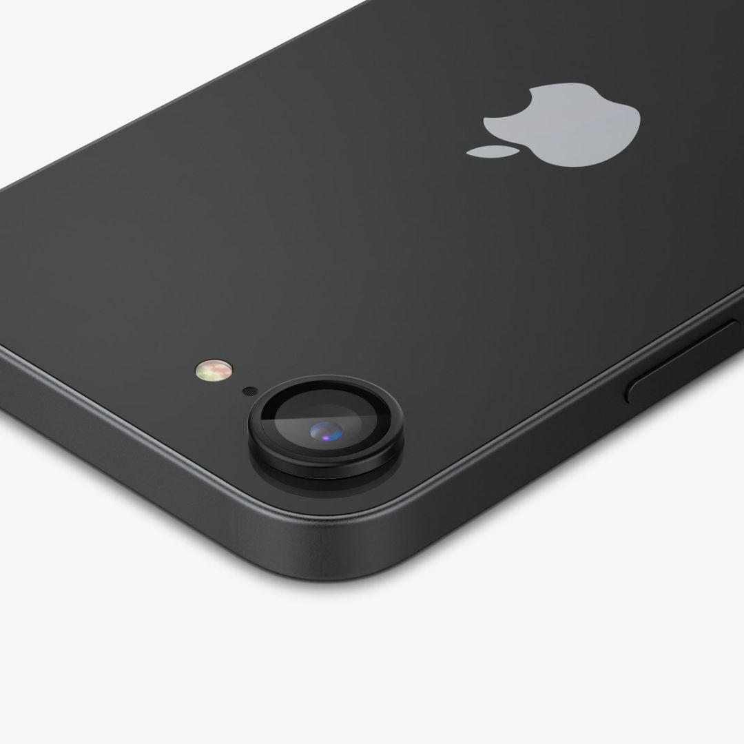 Spigen Glass tR EZ Fit Optik Pro 2 Pack iPhone 16e Black Spigen Glass tR EZ Fit Optik Pro 2 Pack iPhone 16e Black