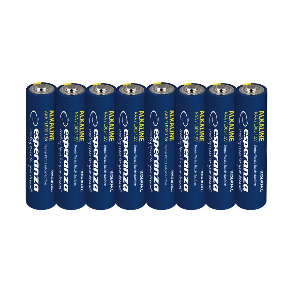 Esperanza AAA Alkáli Elem 8db/csomag Esperanza AAA Alkáli Elem 8db/csomag
