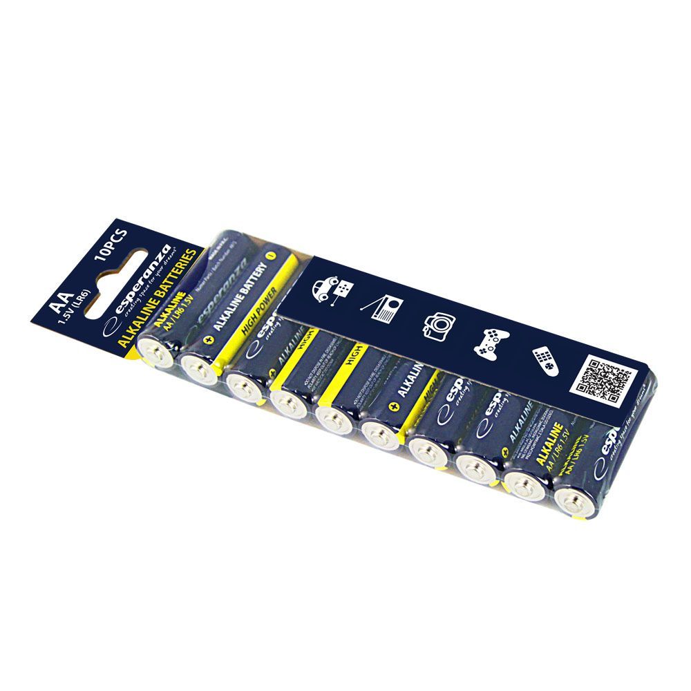 Esperanza AA Alkáli Elem 10db/csomag Esperanza AA Alkáli Elem 10db/csomag