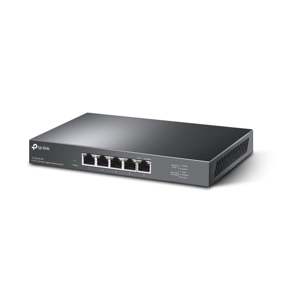 TP-Link TL-SG105-M2 5-Port 2.5G Desktop Switch TP-Link TL-SG105-M2 5-Port 2.5G Desktop Switch