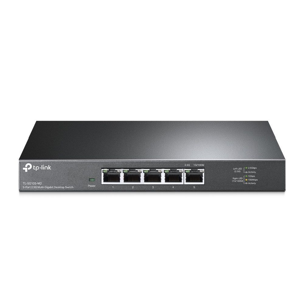 TP-Link TL-SG105-M2 5-Port 2.5G Desktop Switch TP-Link TL-SG105-M2 5-Port 2.5G Desktop Switch