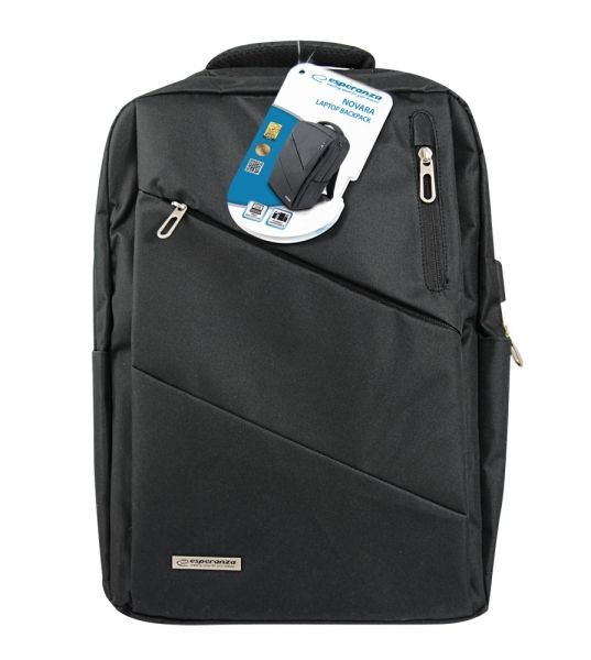 Esperanza ET197 Novara Laptop Backpack 15,6" Black Esperanza ET197 Novara Laptop Backpack 15,6" Black