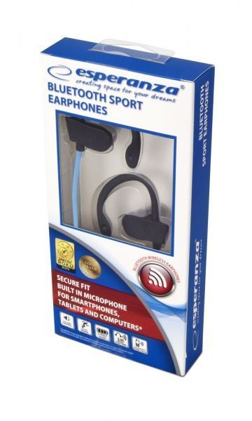 Esperanza EH188B Bluetooth Sport headset Blue Esperanza EH188B Bluetooth Sport headset Blue