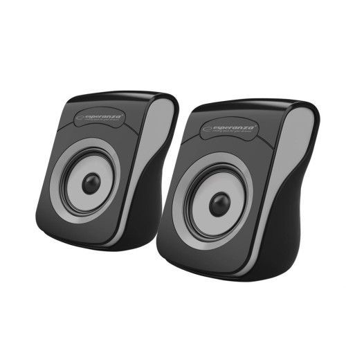 Esperanza Flamenco USB Stereo Speakers Black/Grey