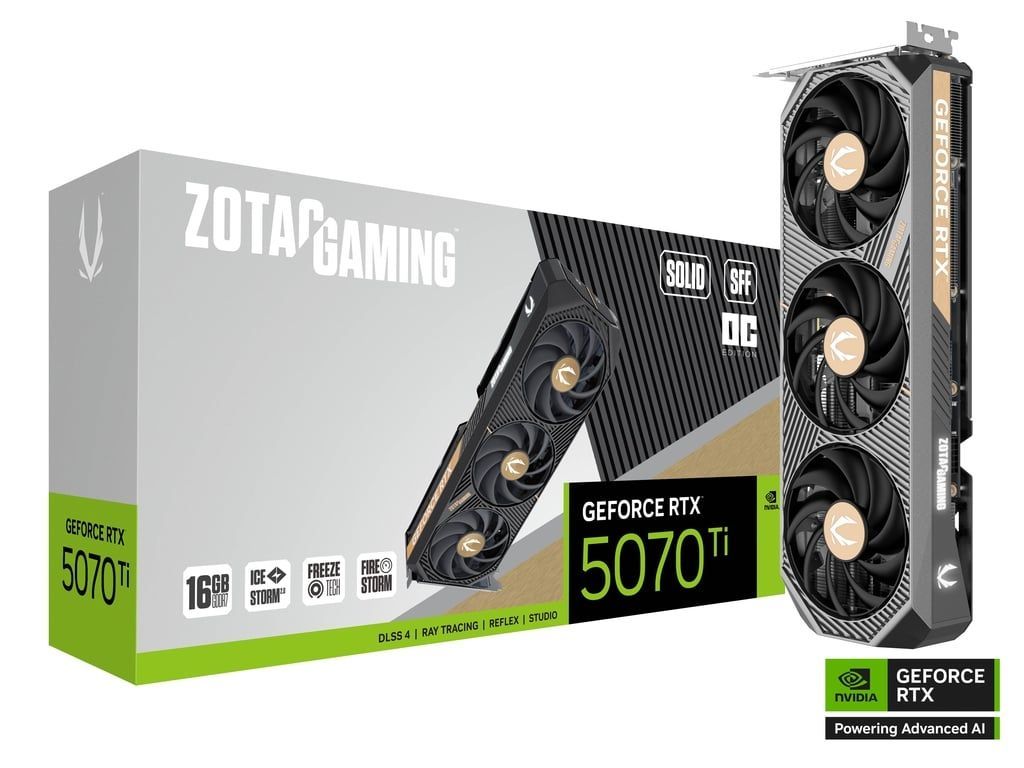 Zotac GeForce RTX5070 TI 16GB DDR7 Solid SFF OC