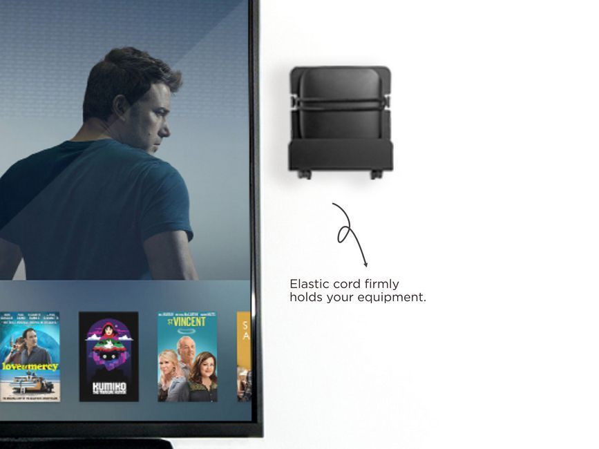 EQuip Universal Media Player Mount Black EQuip Universal Media Player Mount Black