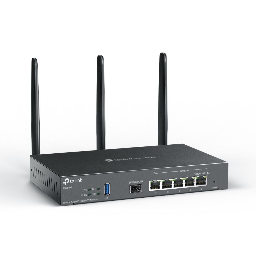 TP-Link ER706W Omada AX3000 Gigabit VPN Router TP-Link ER706W Omada AX3000 Gigabit VPN Router