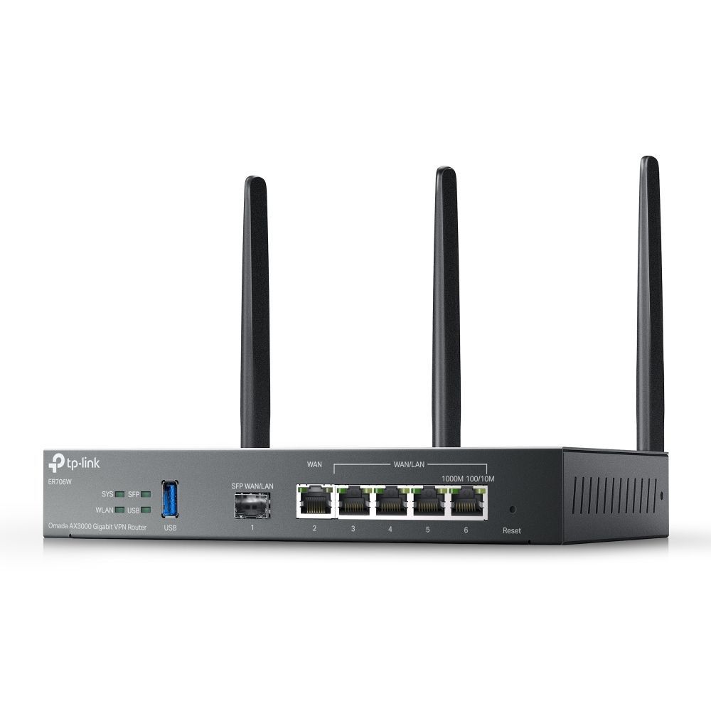 TP-Link ER706W Omada AX3000 Gigabit VPN Router TP-Link ER706W Omada AX3000 Gigabit VPN Router