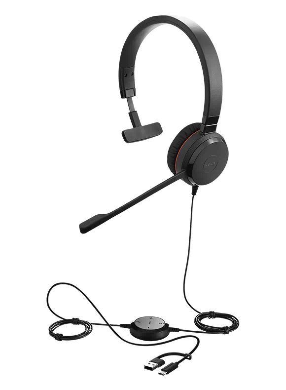 Jabra Evolve 30 II UC Mono Headset Black Jabra Evolve 30 II UC Mono Headset Black