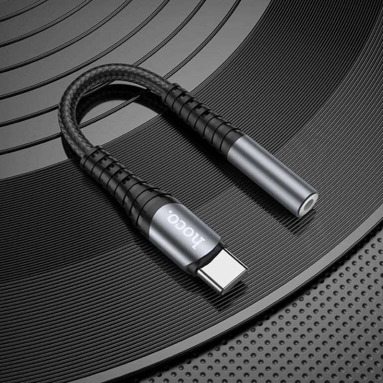 Hoco LS33 USB-C - 3,5mm jack Audio adapter Black Hoco LS33 USB-C - 3,5mm jack Audio adapter Black