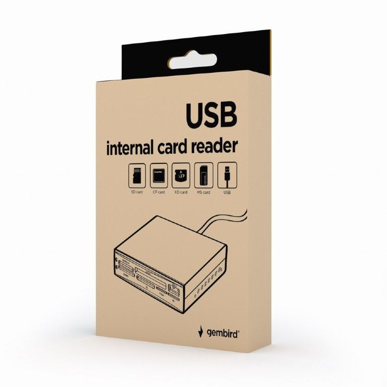 Gembird FDI2-ALLIN1-02-B Internal USB Card Reader Black Gembird FDI2-ALLIN1-02-B Internal USB Card Reader Black