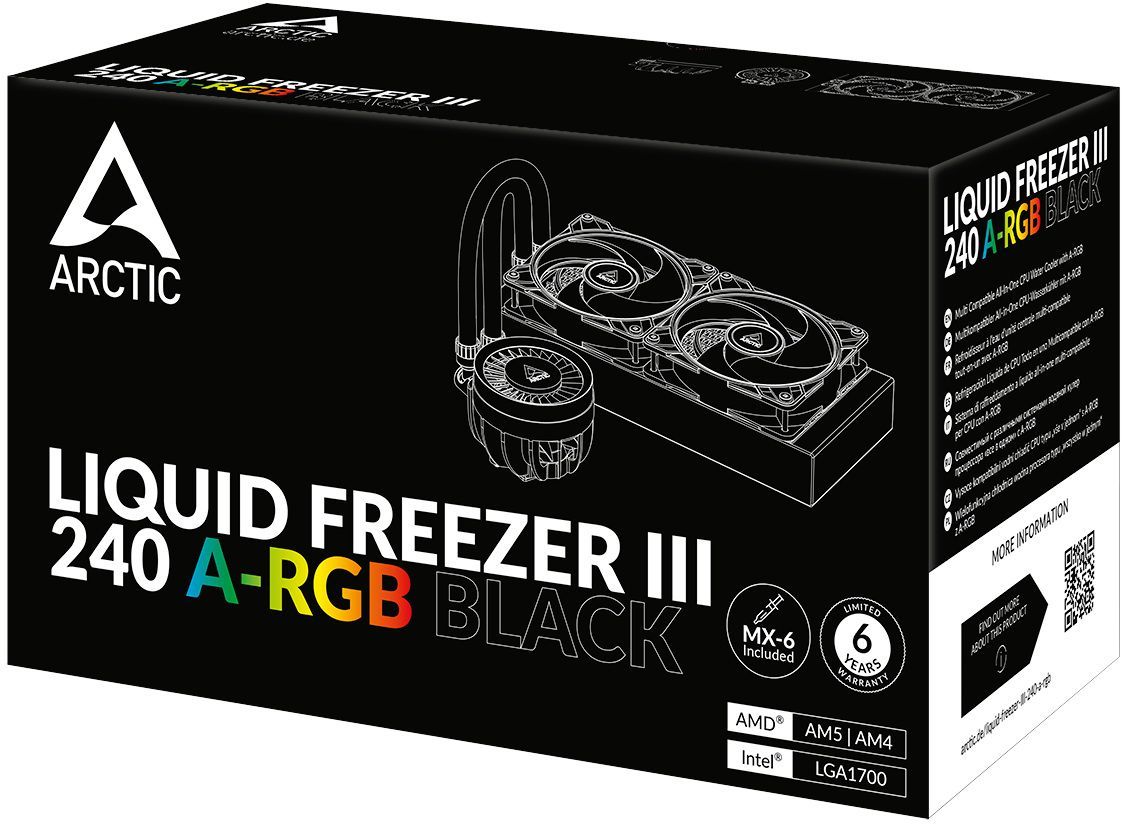 Arctic Liquid Freezer III 240 A-RGB Black Arctic Liquid Freezer III 240 A-RGB Black