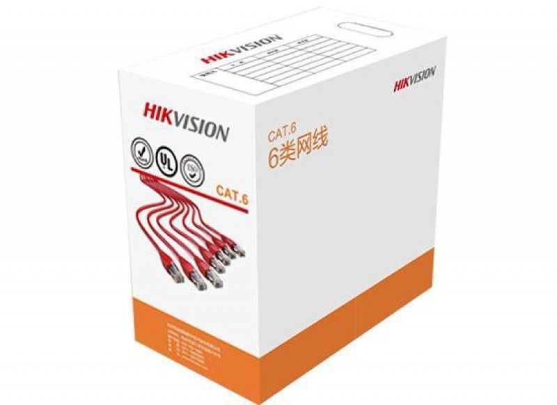 Hikvision CAT6 U-UTP Installation cable 305m Red