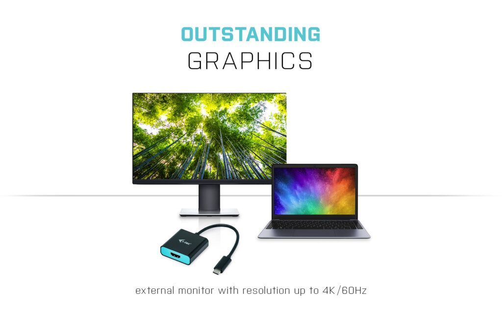 I-TEC USB-C HDMI 4K/60 Hz Adapter cable Black I-TEC USB-C HDMI 4K/60 Hz Adapter cable Black