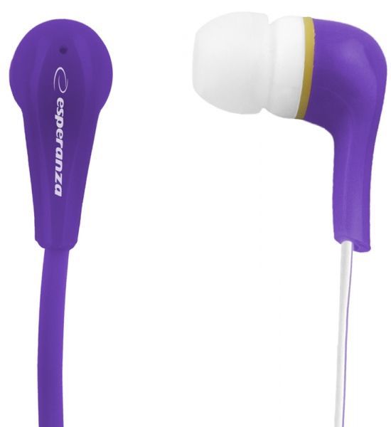 Esperanza EH146R Stereo Earphones Lollipop Violet Esperanza EH146R Stereo Earphones Lollipop Violet