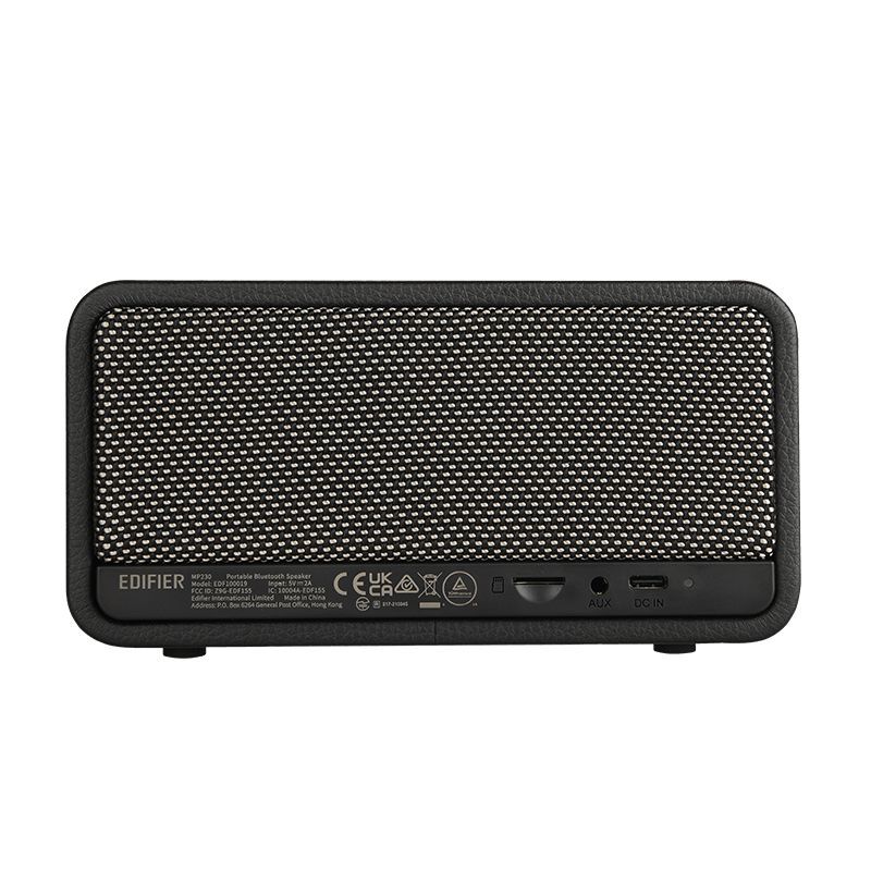 Edifier MP230 Tabletop Bluetooth Speaker Retro Black Edifier MP230 Tabletop Bluetooth Speaker Retro Black