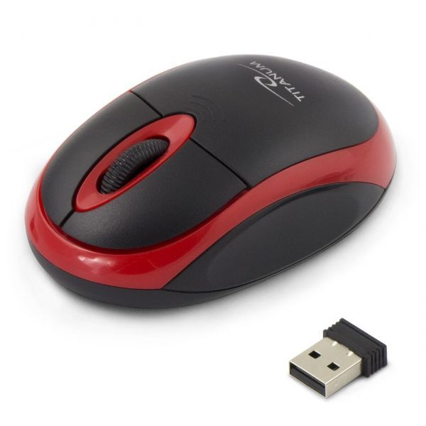 Esperanza Titanum Wireless Mouse Black/Red Esperanza Titanum Wireless Mouse Black/Red