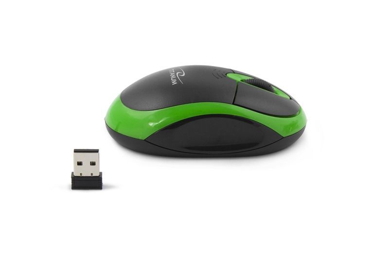Esperanza Titanum Wireless Mouse Black/Green Esperanza Titanum Wireless Mouse Black/Green