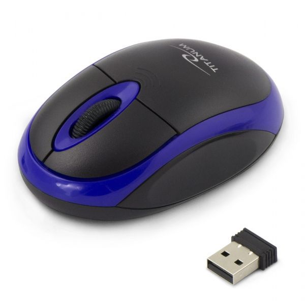 Esperanza Titanum Wireless Mouse Black/Blue Esperanza Titanum Wireless Mouse Black/Blue