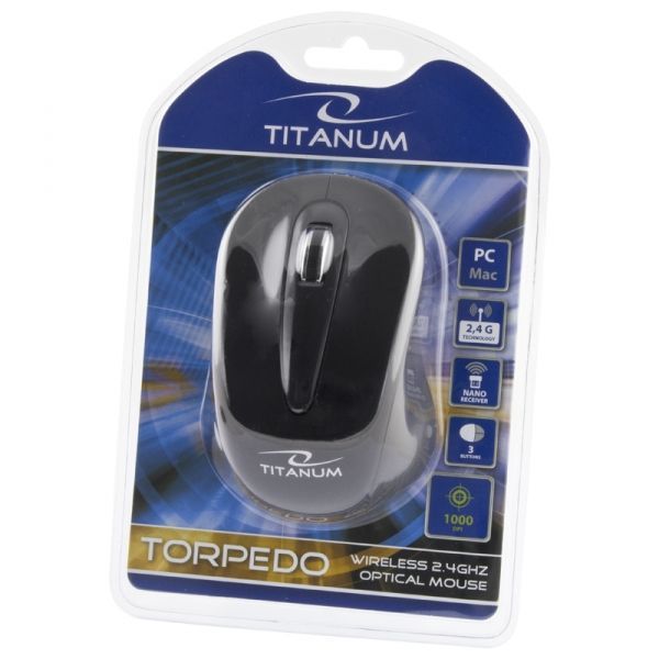 Esperanza Titanum Wireless Mouse Black Esperanza Titanum Wireless Mouse Black