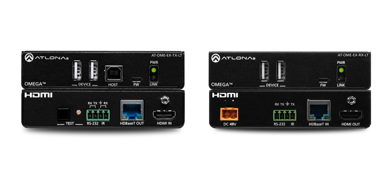ATLONA AT-OME-EX-KIT-LT HDBaseT Extender with HDMI Input and USB Hubs ATLONA AT-OME-EX-KIT-LT HDBaseT Extender with HDMI Input and USB Hubs