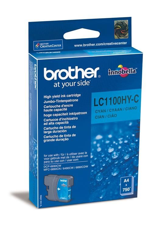 Brother LC1100HYC Cyan tintapatron Brother LC1100HYC Cyan tintapatron