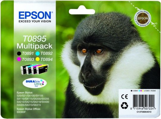 Epson T0895 Multipack (4-szinü) Epson T0895 Multipack (4-szinü)