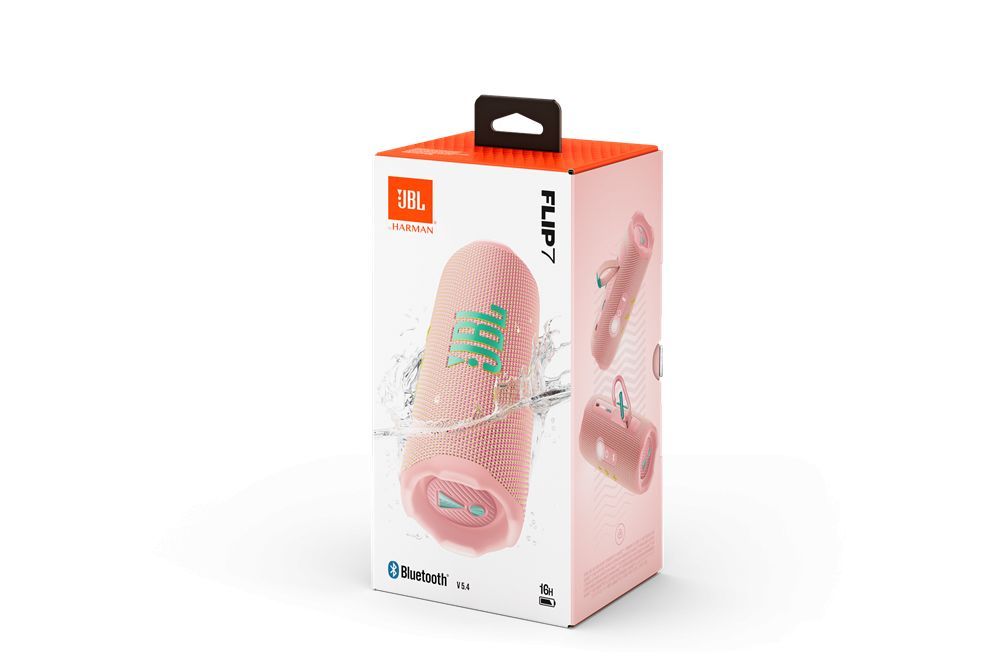 JBL Flip 7 Portable Waterproof Bluetooth Speaker Pink JBL Flip 7 Portable Waterproof Bluetooth Speaker Pink