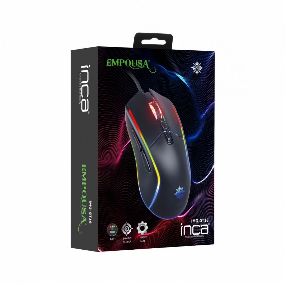 INCA IMG-GT16 Gaming Mouse Black INCA IMG-GT16 Gaming Mouse Black