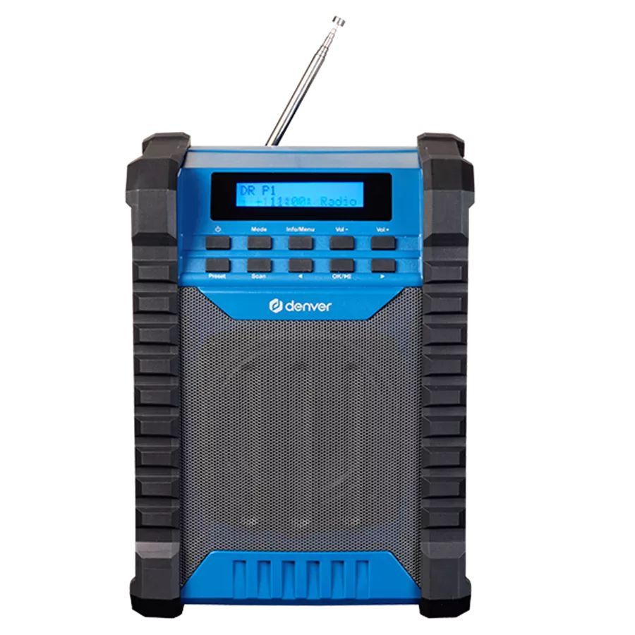 Denver WRD-60 Bluetooth Radio Black/Blue Denver WRD-60 Bluetooth Radio Black/Blue