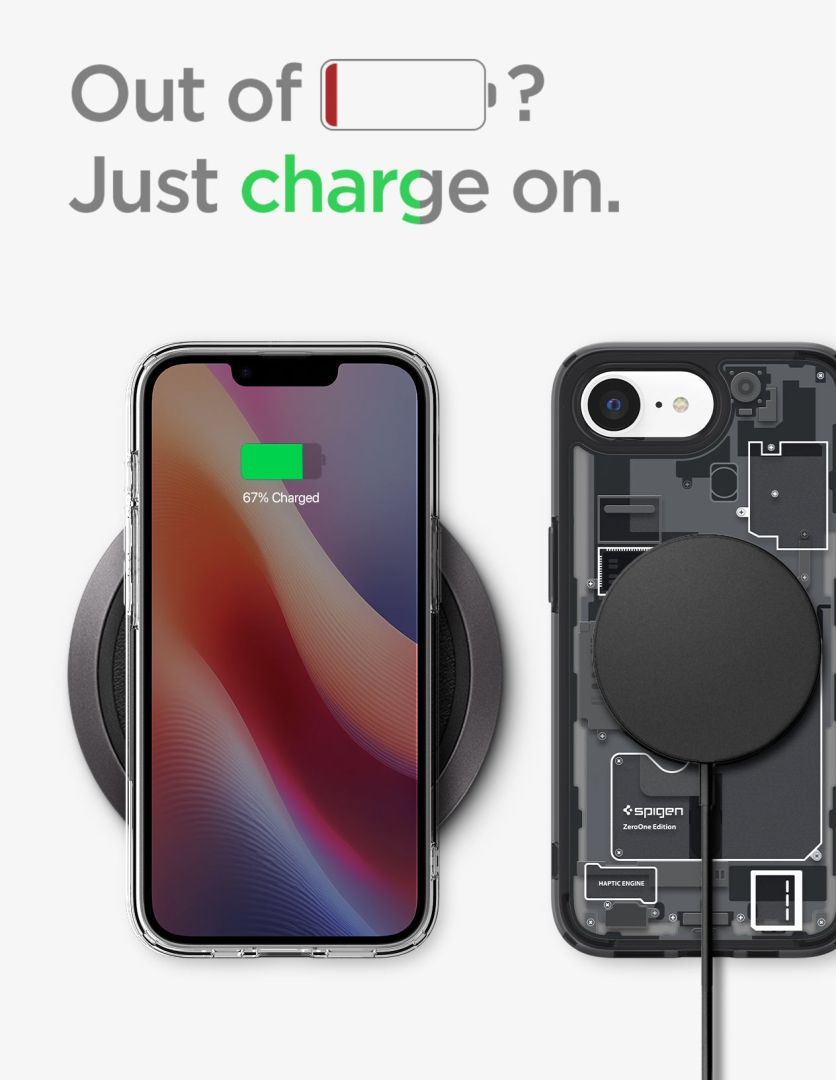 Spigen Ultra Hybrid MagSafe iPhone 16e Zero One Black